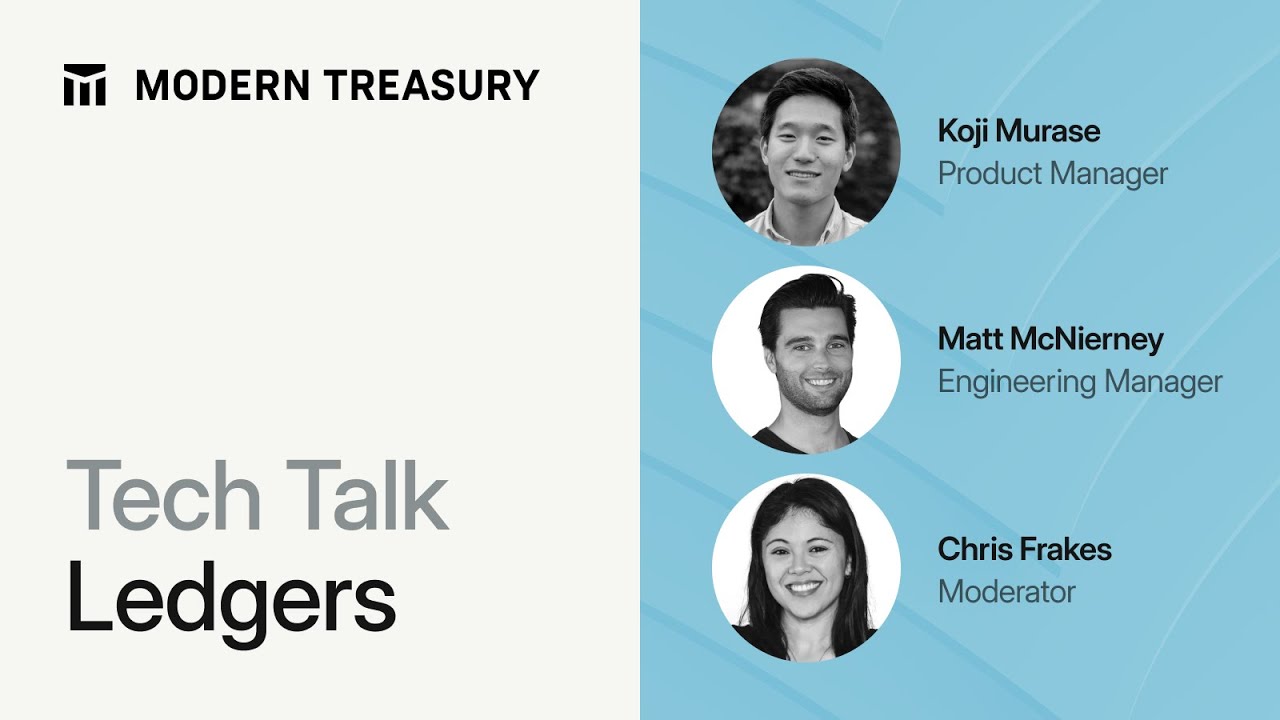 Tech Talk: Ledgers [Audio Only]