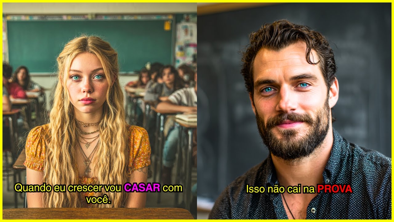 Todos riram dela quando disse:  “Quando eu crescer, vou casar com o professor.”