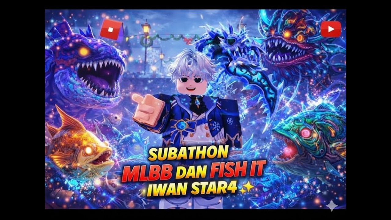 FISH IT BAGI BAGI IKAN MITOS DAN SCREAT DAN BERMAIN MLBB