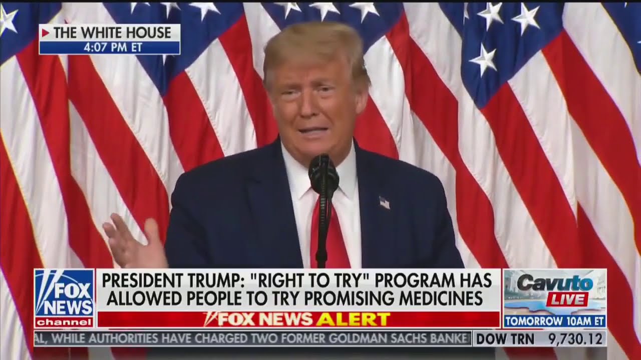 President Donald Trump on the success of the 'Right to Try' Act