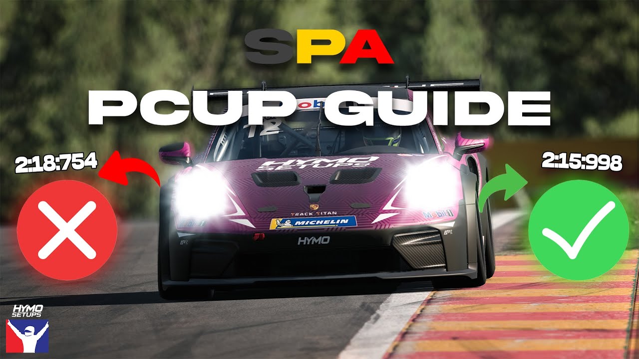 HOW TO DO SPA IN iRacing | PCUP Track Guide & Tips