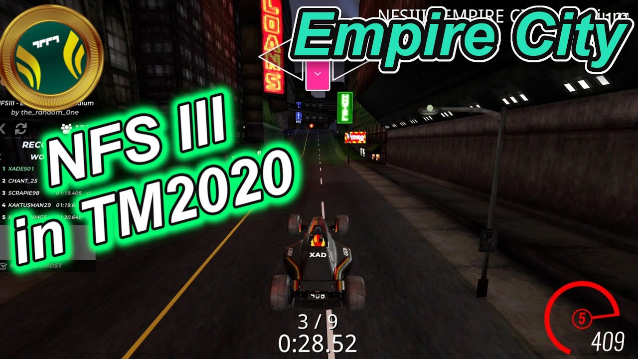 They Rebuild NFS III in Trackmania | 05 - Empire City - Stadium | Need for Speed 3 | WR | GPS |