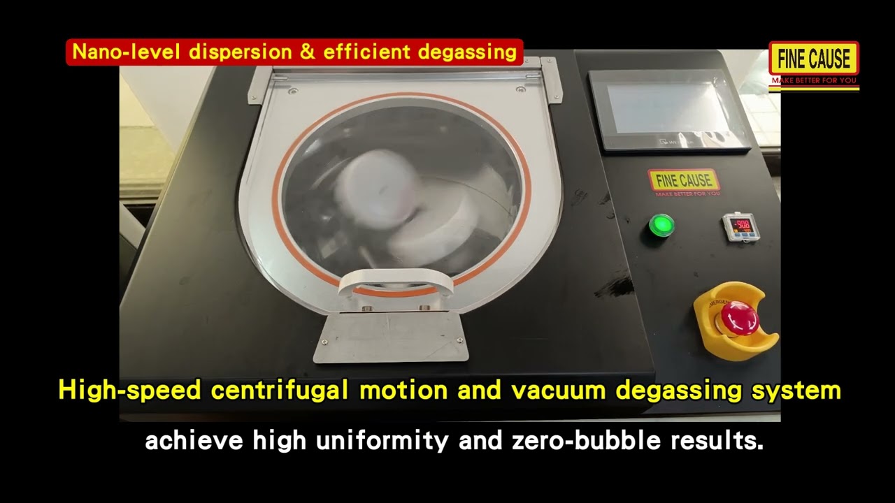 Planetary Centrifugal Mixers /  Vacuum Degassing Mixer- GMFC700VS-TW -【FineCause】