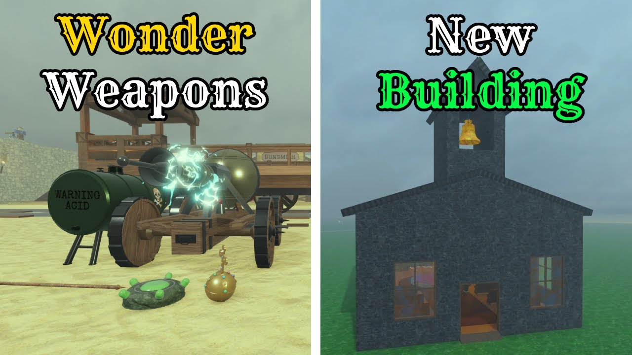 Wonder Weapons and Acid Update | Roblox Dead Rails (New Weapons, Building, Biomes)