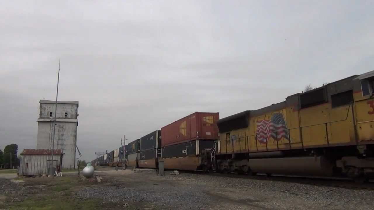 UP trackage rights intermodal on BNSF at Verona, IL