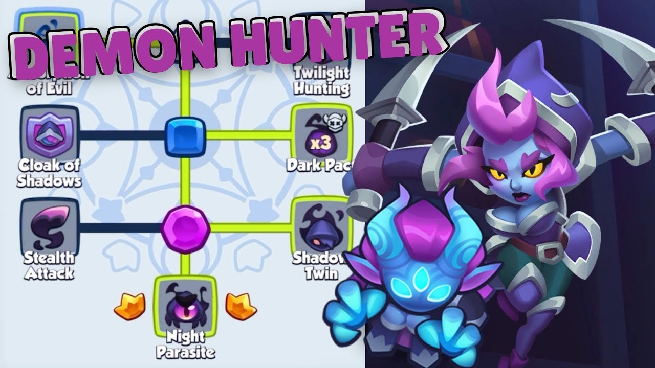 Stable pawn | Max Demon Hunter vs Max Monk | Rush Royale