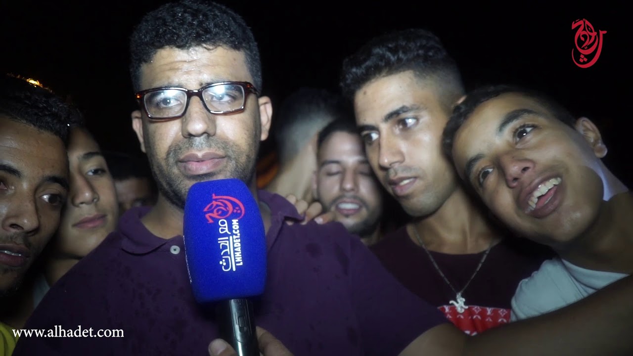 حصري حريق سوق المسيرة مولاي رشيد  بالبيضاء 