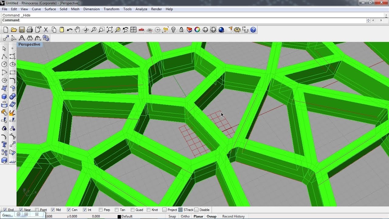 grasshopper 3d - voronoi 01