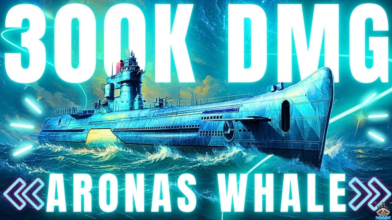Aronas Whale - OVER 300.000 DMG | Submarine Gameplay ⚓ World of Warships #uboot