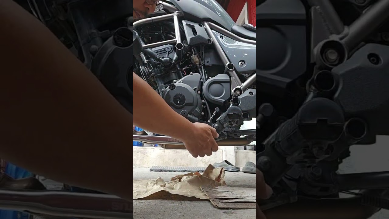 Change Oil  Kawasaki Eliminator 450