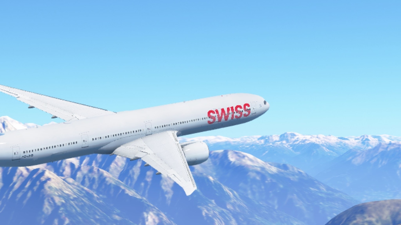 Infinite Flight/LSZH Z&uuml;rich-LSGG Geneva/Airbus a319 Swiss international airlines