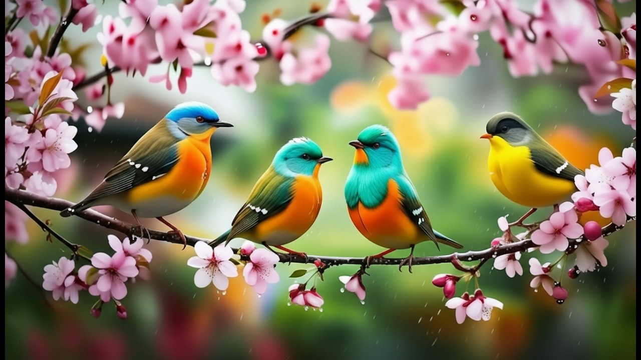 Beautiful Relaxing Piano with Bird Sounds | Calm Nature Music for Deep Focus & Healing