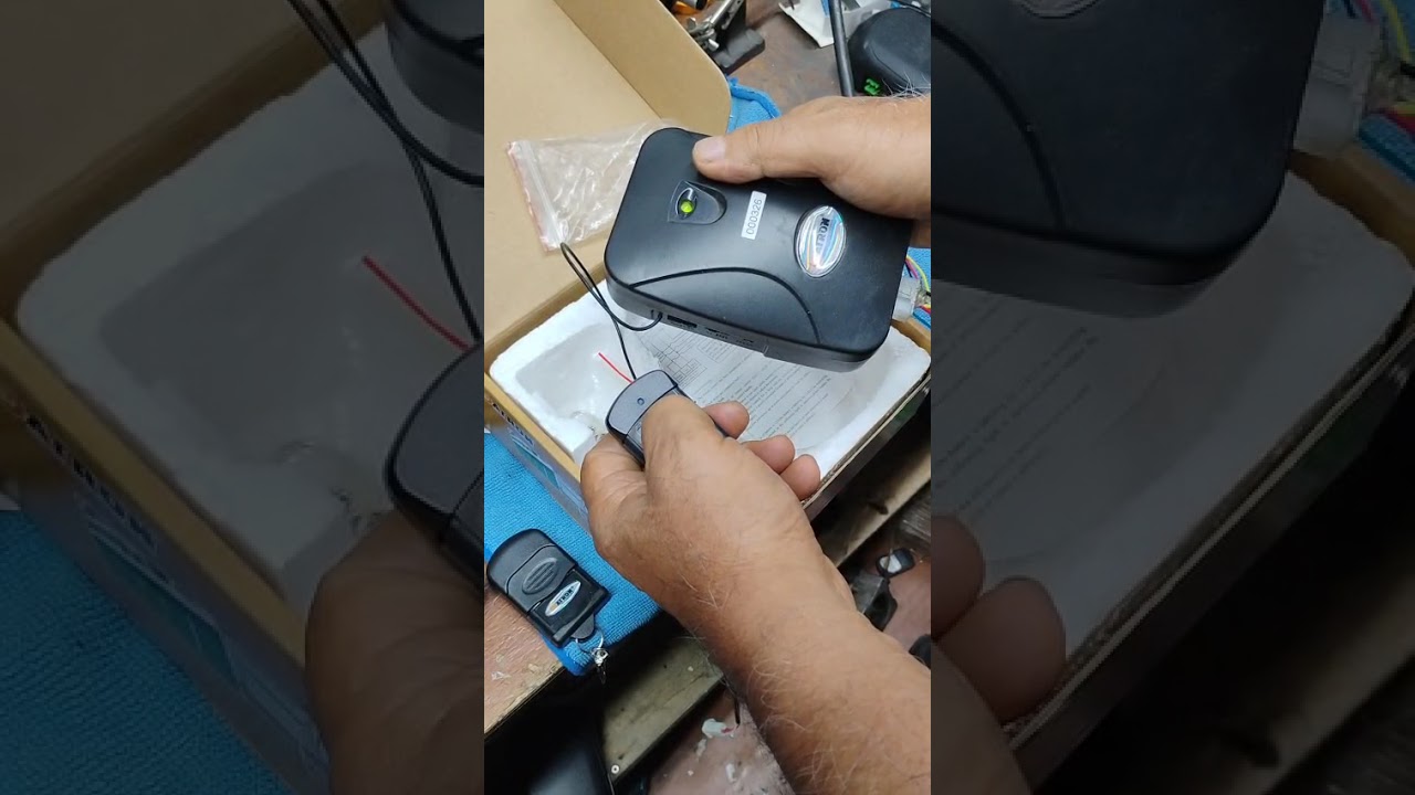 Video de como codificar controle remoto na central  Atron digital e controle compatível