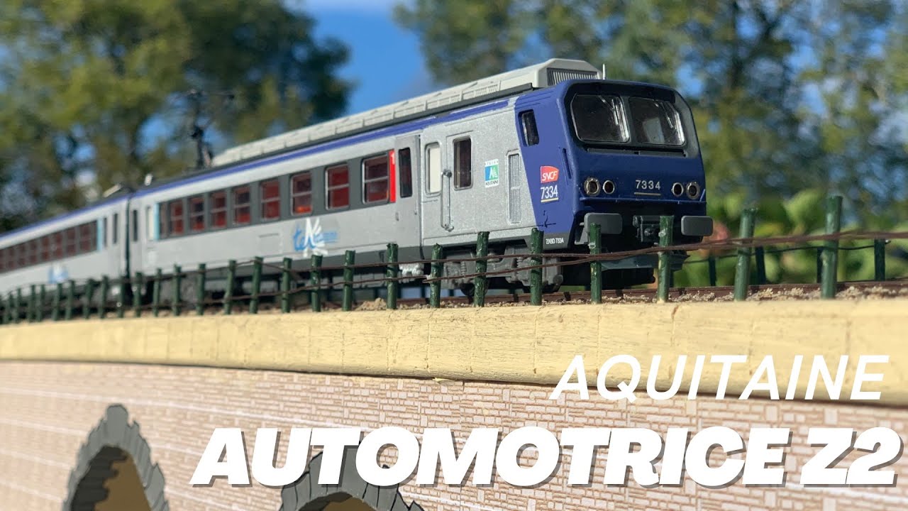 Réalisation d'une Automotrice Z2 JOUEF en livrée TER Aquitaine