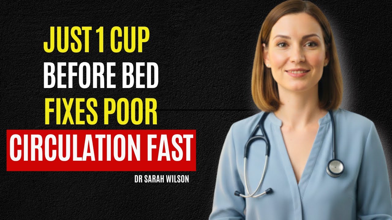 Over 60  Drink This to Help Increase Blood Flow in Your Legs   Dr  Sarah Wilson