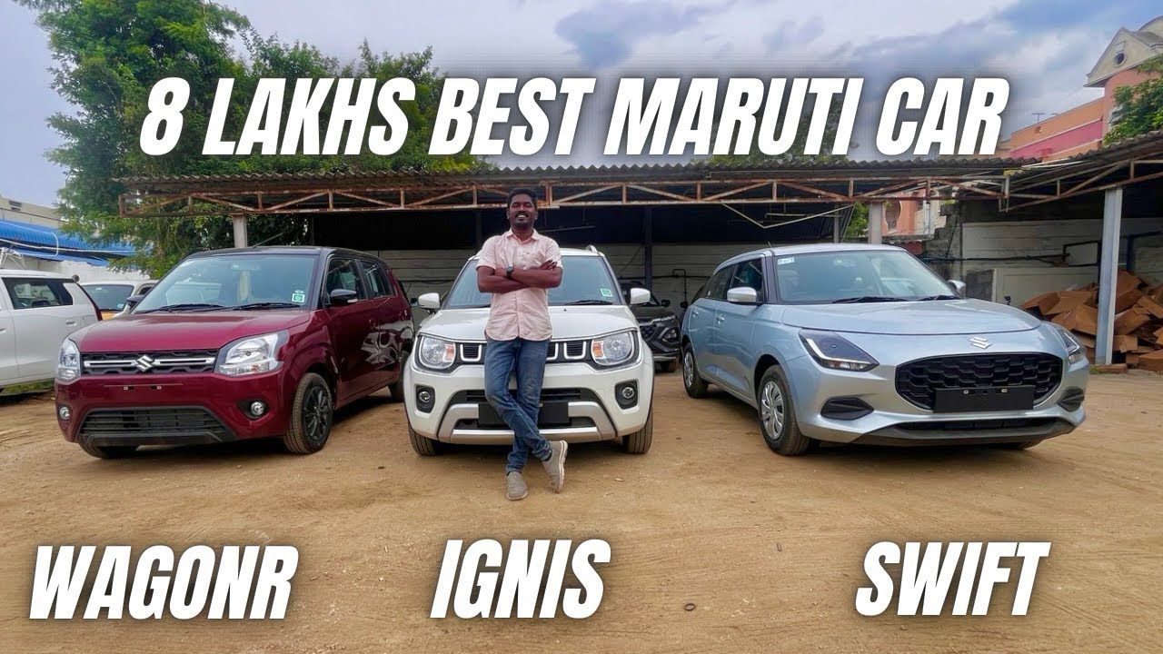 Best Maruti Cars Under 8 Lakhs &ndash; WagonR ZXI Plus vs Ignis Zeta vs Swift VXi Comparison 2025