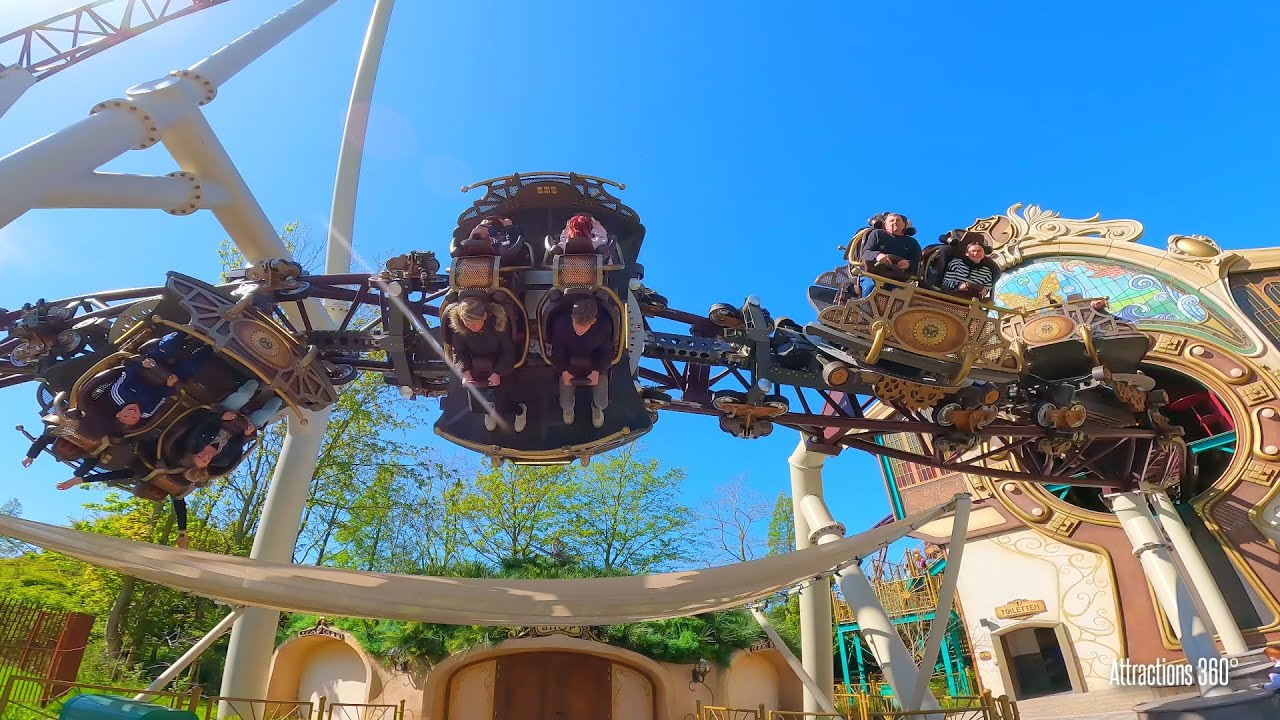 Ride to Happiness Coaster POV | 1st Extreme Spinning Coaster in Europe | Plopsaland Theme Park