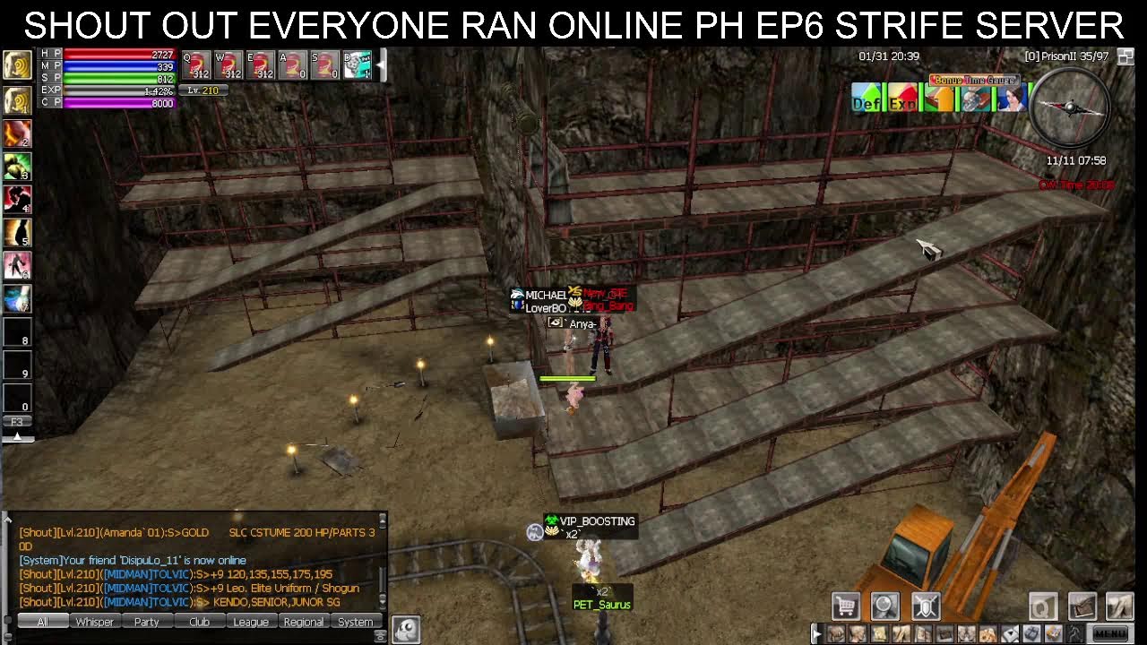 Good evening welcome to my LS GAMING RAN ONLINE PH EP6 FOR WH SHOUT OUT MGA IDOL