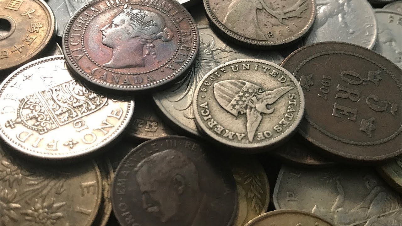 CANADIAN 1880s & SILVER Found In Half Pound World Coin Lot - Bag #11