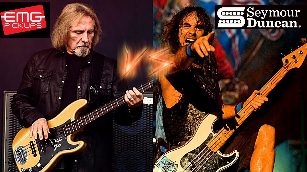 EMG GZR Geezer Butler против Seymour Duncan SPB-4 Steve Harris