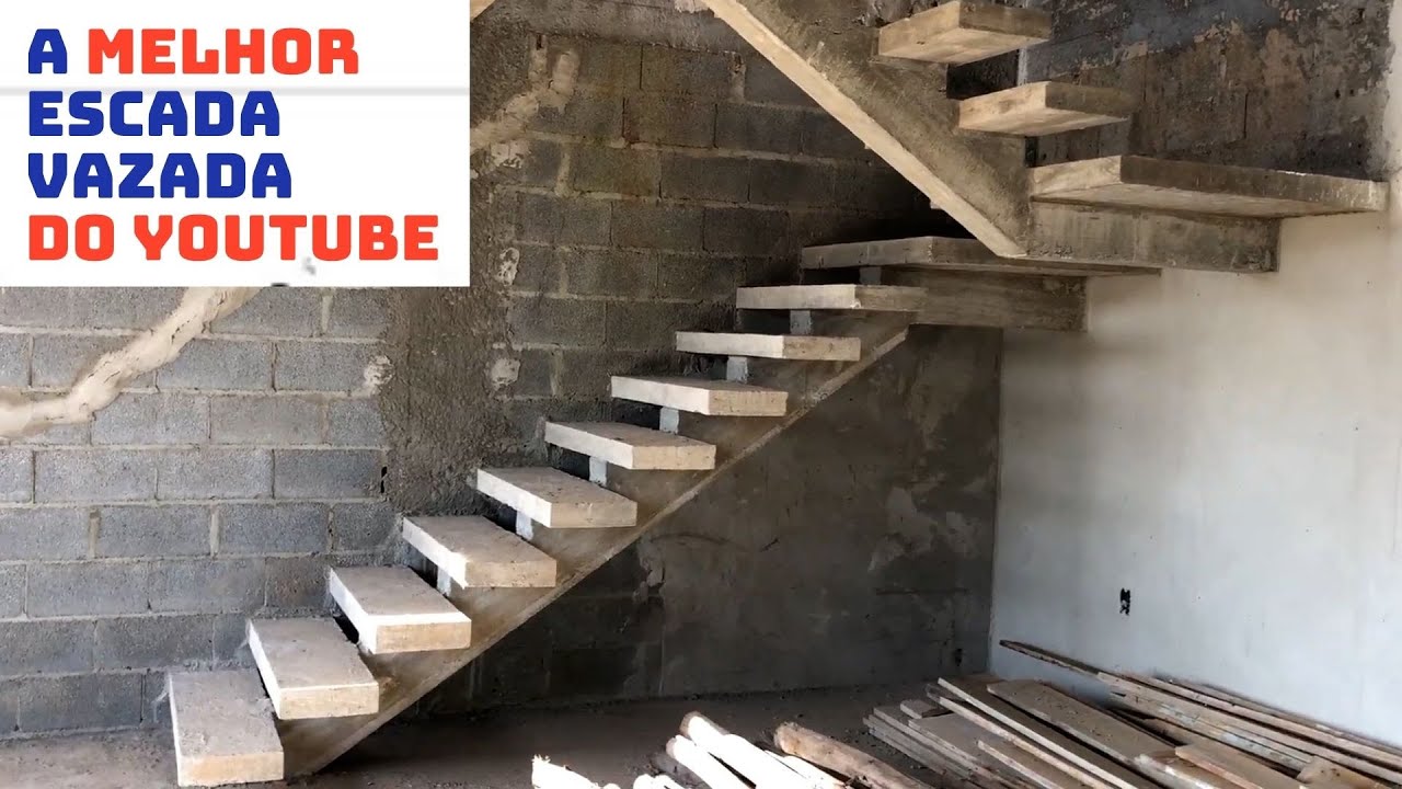 VEJA COMO FAZER ESCADA VAZADA