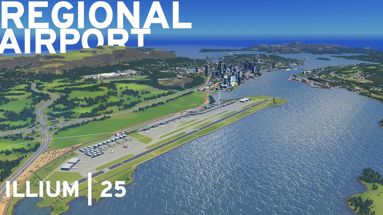 Building An Inspired Regional Airport In Cities 1!
