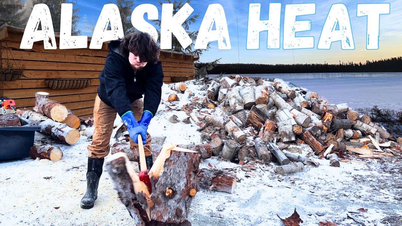 Alaska Winter OFF-GRID HEAT! 4,300 sq ft- 3 story Homestead! With JA Roby & Blaze King Wood Stoves