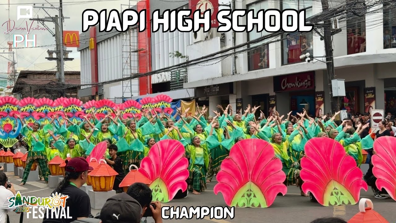 Piapi High School – CHAMPION | Sandurot Festival 2025 Street Dance Competition