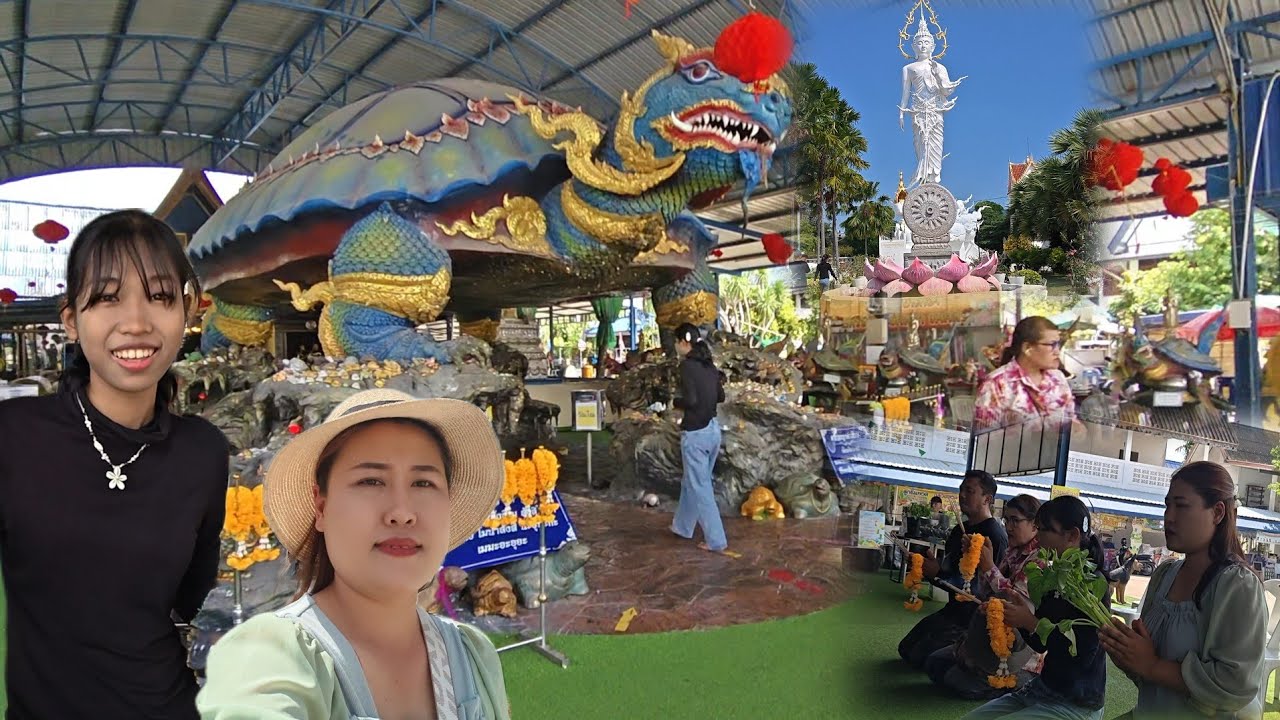 วัดหนองจับเต่า..สุดอึ้งนำสิ่งนี้ถวาย  สวยงาม#ปุ๊แม่น้องหมิว 