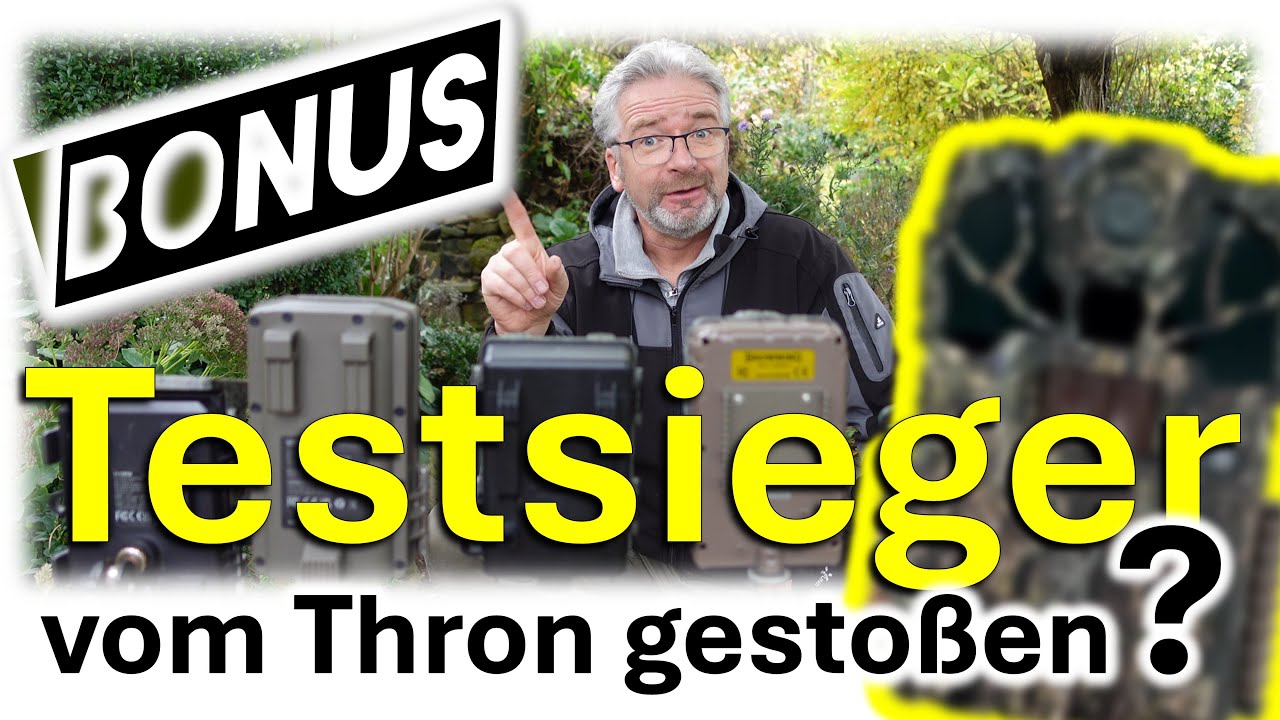 Meine Wildkameras im Vergleich zum Testsieger Browning HP5 | Auslösegeschwindigkeit / Trigger