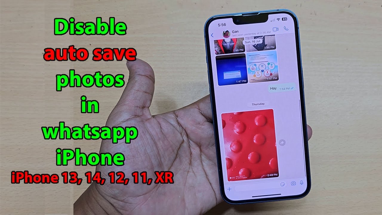 How to stop whatsapp saving photos to gallery iphone