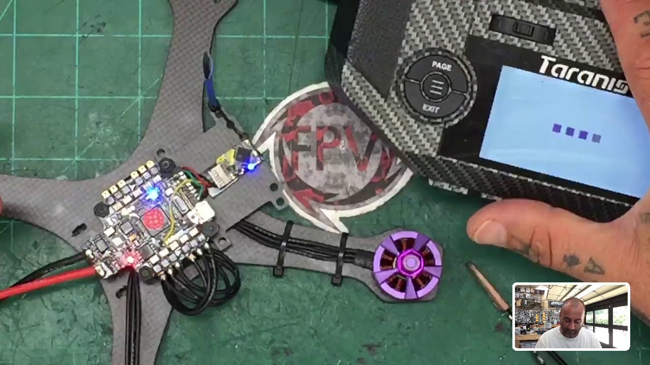 How to bind your transmitter/ receiver and arm your quad in betaflight