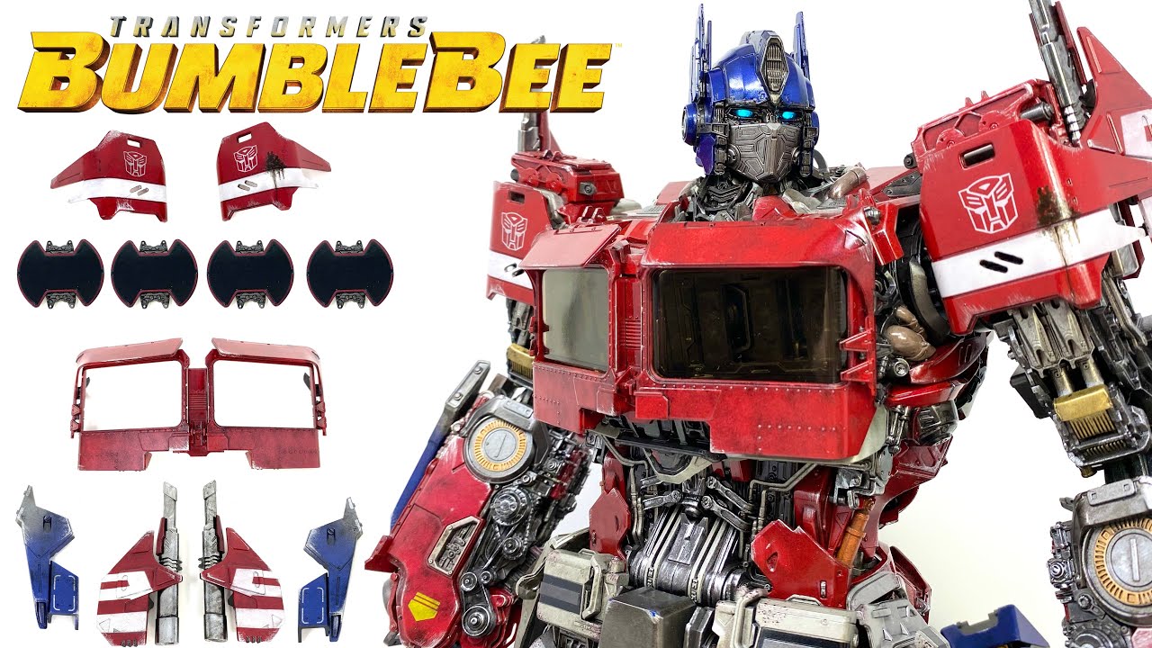 Transformers Bumblebee OPTIMUS PRIME Cybertronian/Earth Mode Threezero Premium Scale Showcase