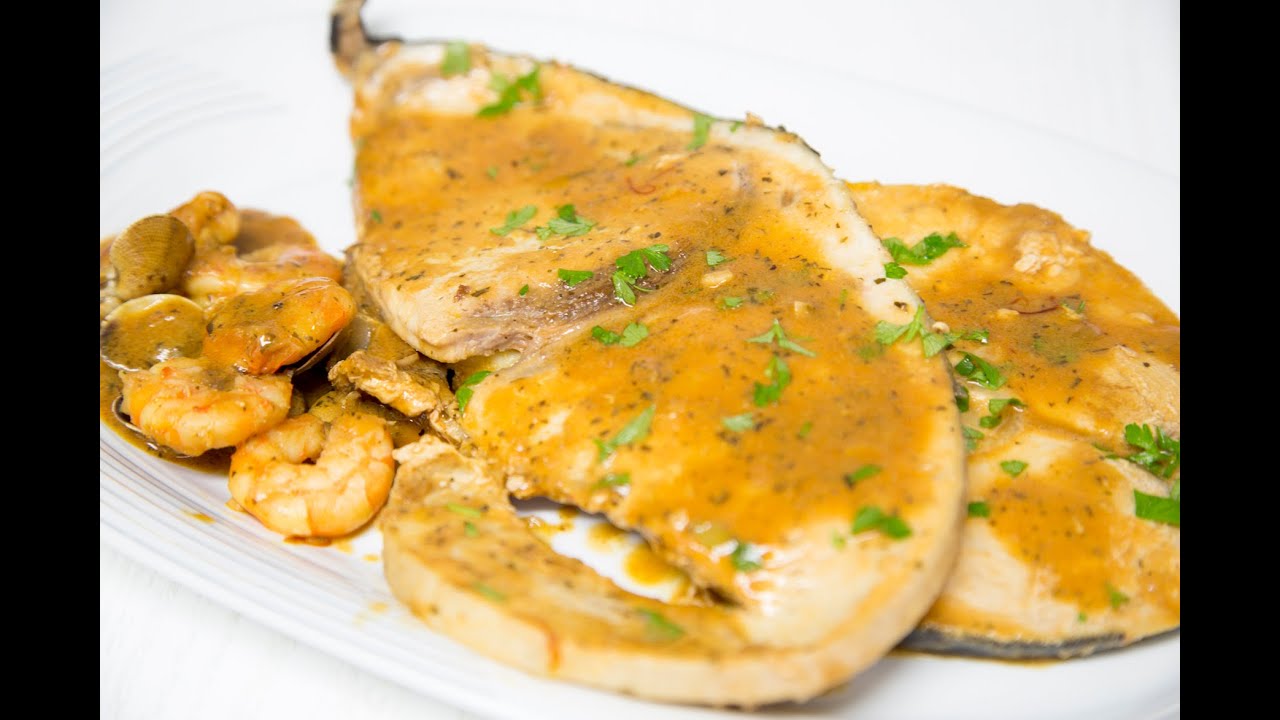 Pez espada a la marinera.  RECETA COCINA 🍋🍅