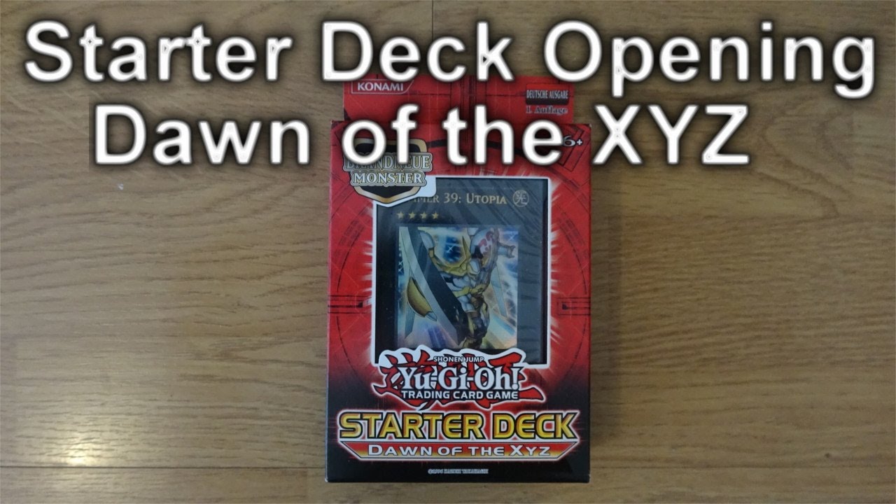 YuGiOh Starter Deck DAWN OF THE XYZ Opening (4K)