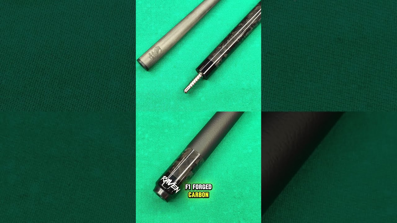 Test Deflection Carbon Cue RavenCues F1 Carbon Forged