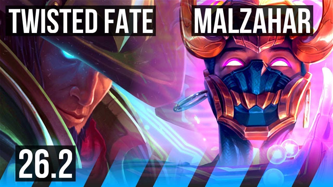 TWISTED FATE vs MALZAHAR (MID) | Good KDA: 11/2/14 | EUW Challenger | 26.2