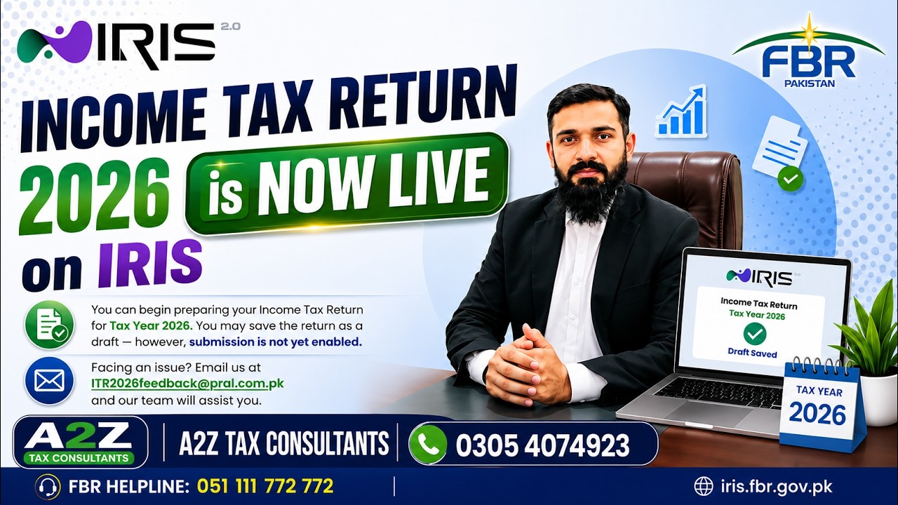 Income Tax Return 2026 is Now Live on IRIS | FBR Tax Return 2026 Complete Guide | Asif Nadeem