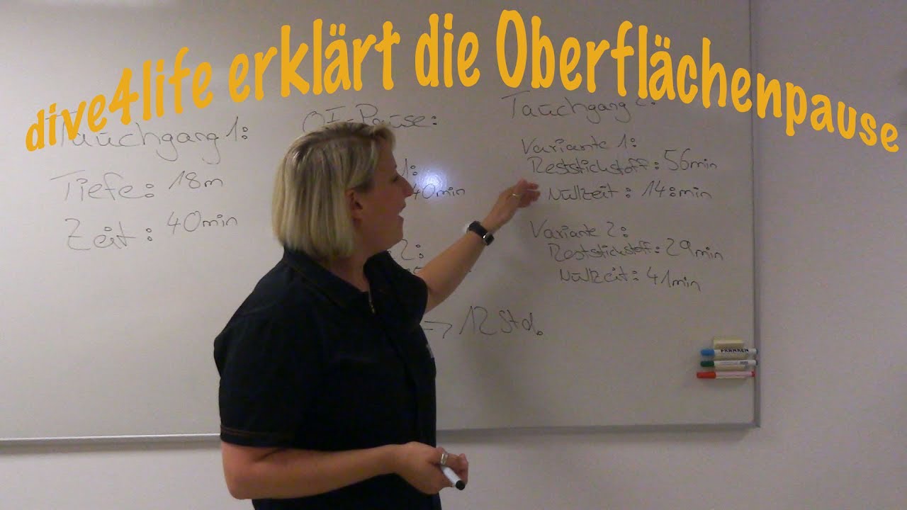 dive4life erklärt die Oberflächenpause