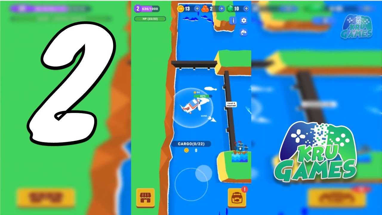 Fish idle: hooked tycoon. Your own fishing boat Gameplay Walkthrough #2 (Android, IOS)