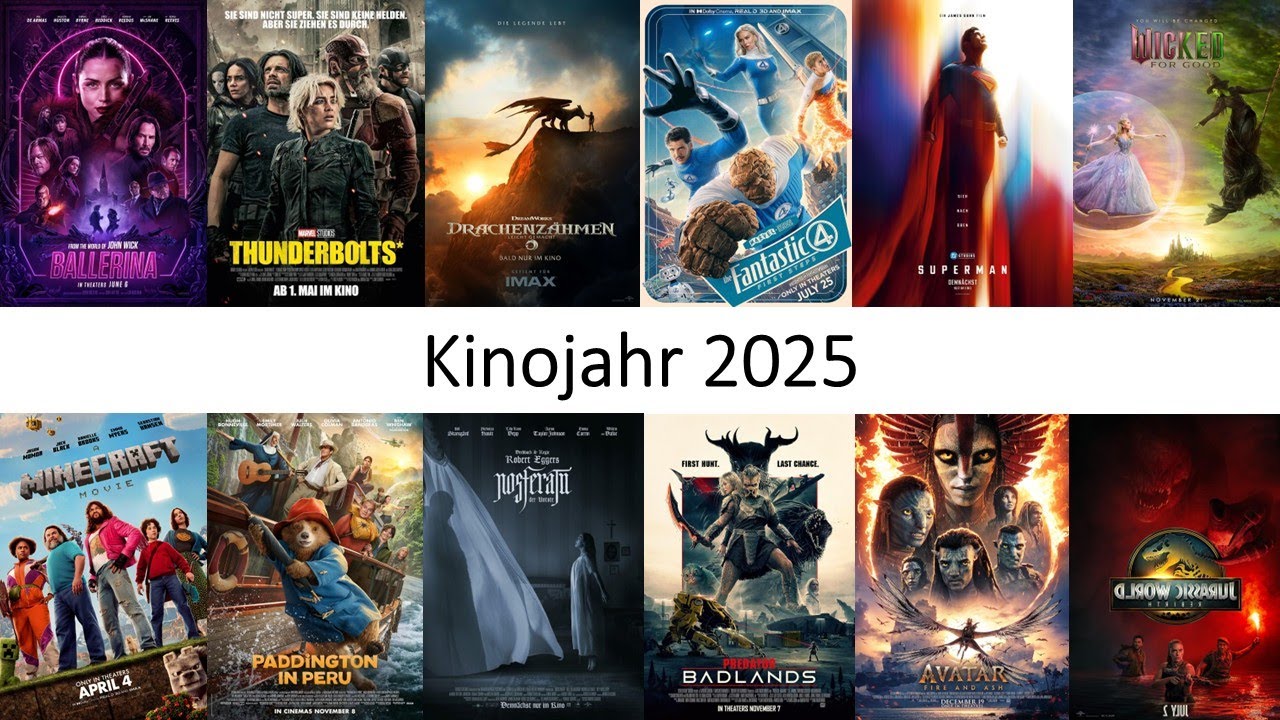 Kinojahr 2025: Mein Rückblick der besten und schlechtesten Filme