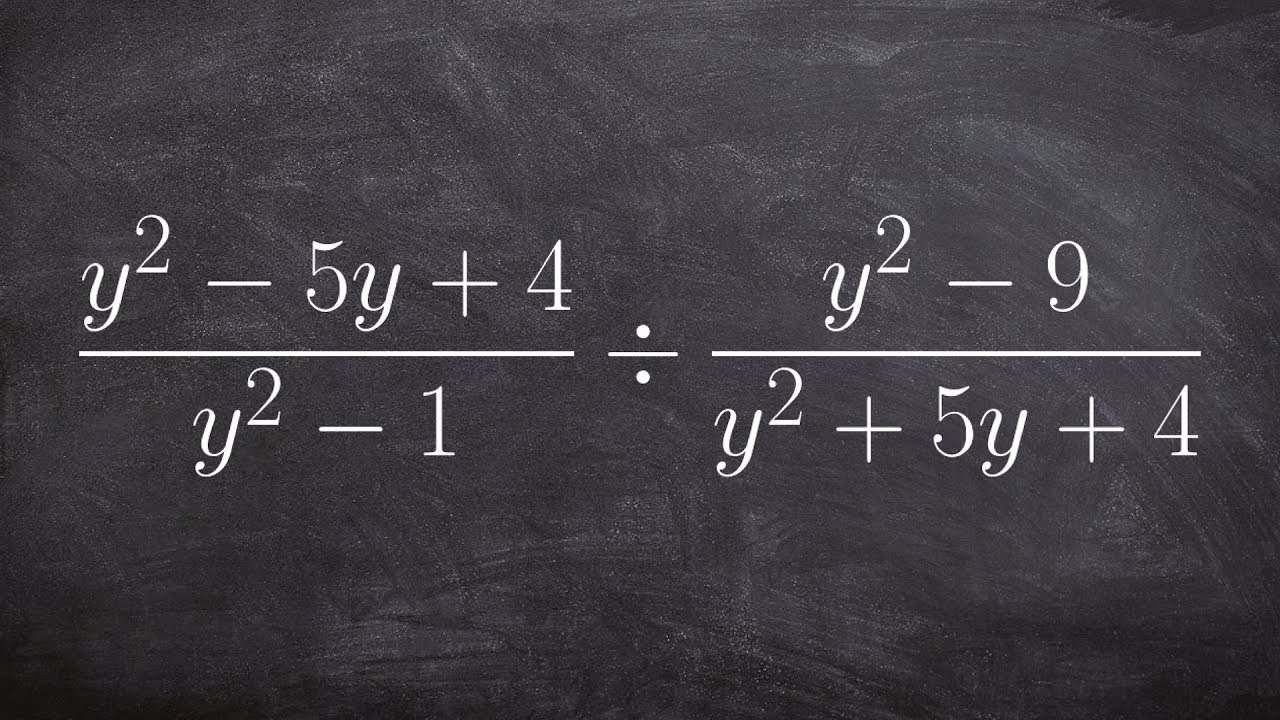 How to divide two rational expression by using the division property