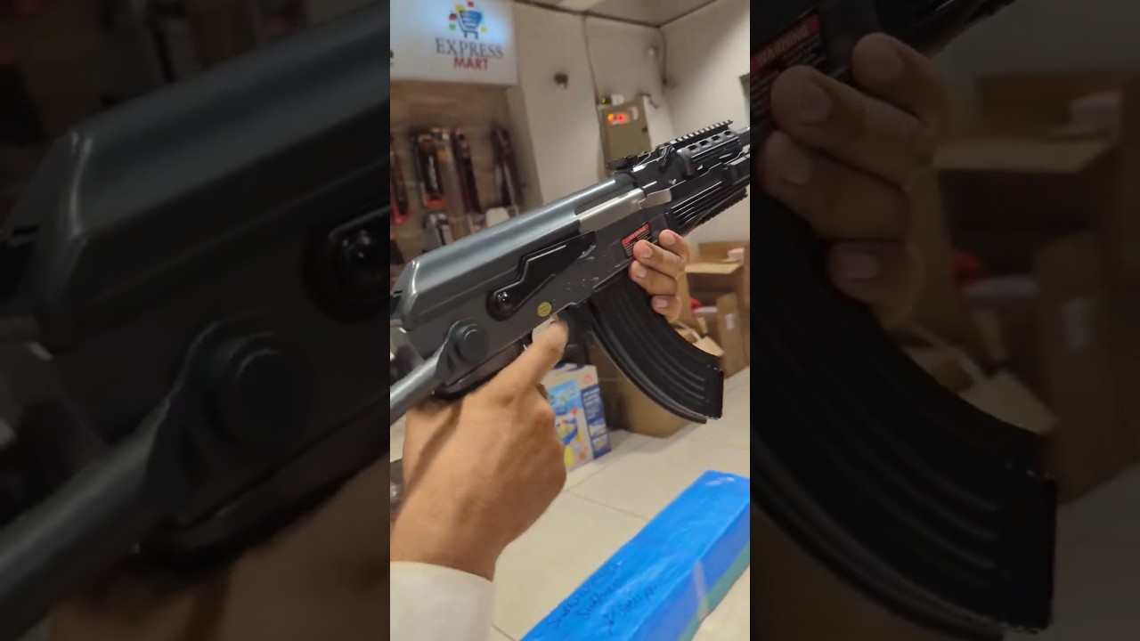 AK47 Airsoft Rifle #airsoft #airsoftcqb #ak47shorts #ak47gun #shorts