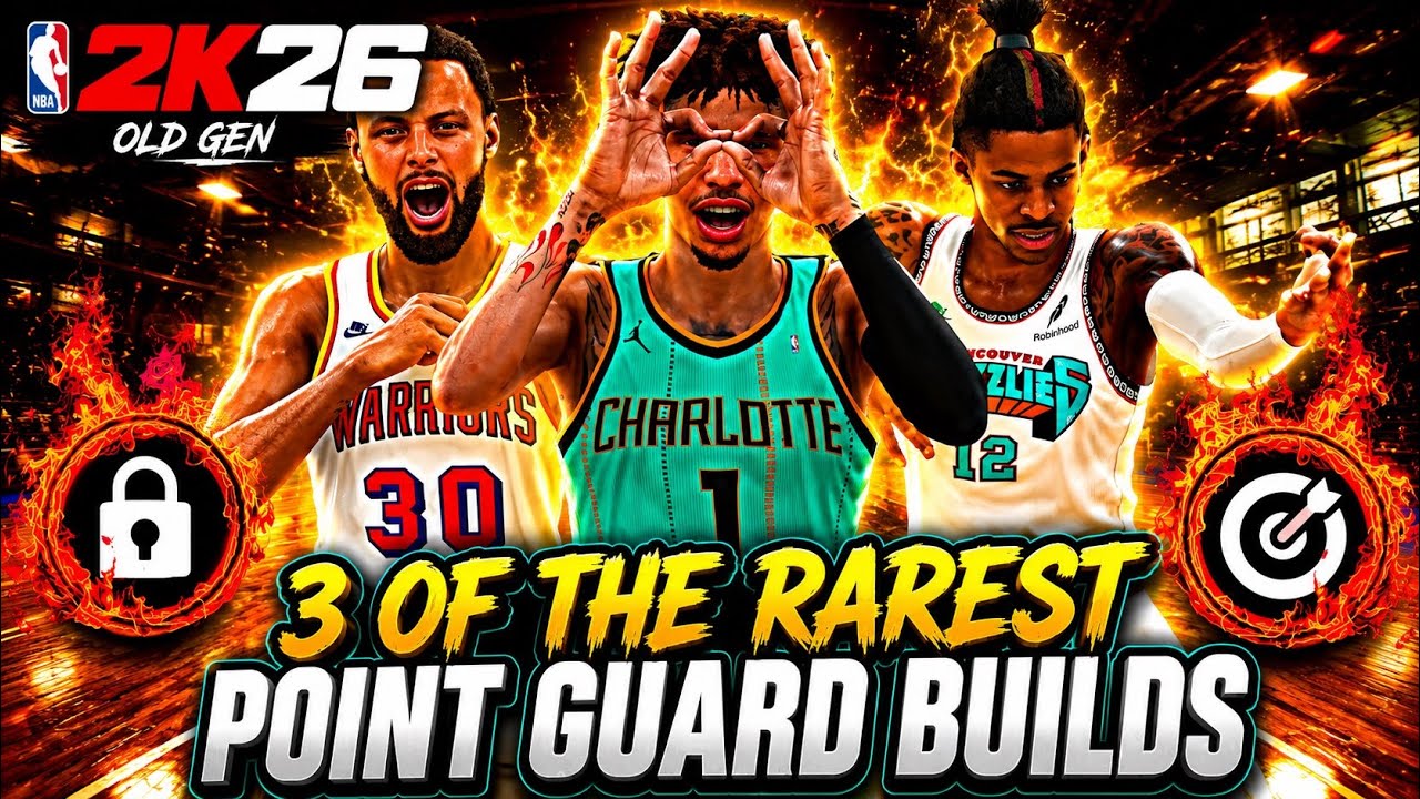 3 RARE Point Guard Builds in NBA 2K25 Current Gen That Nobody’s Talking About! 🤫🔥