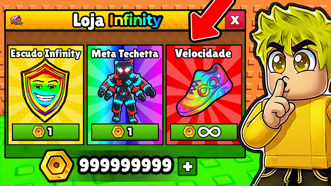 ACHEI A LOJA INFINITY SUPER BARATA do FUJA DO TSUNAMI PARA BRAINROTS