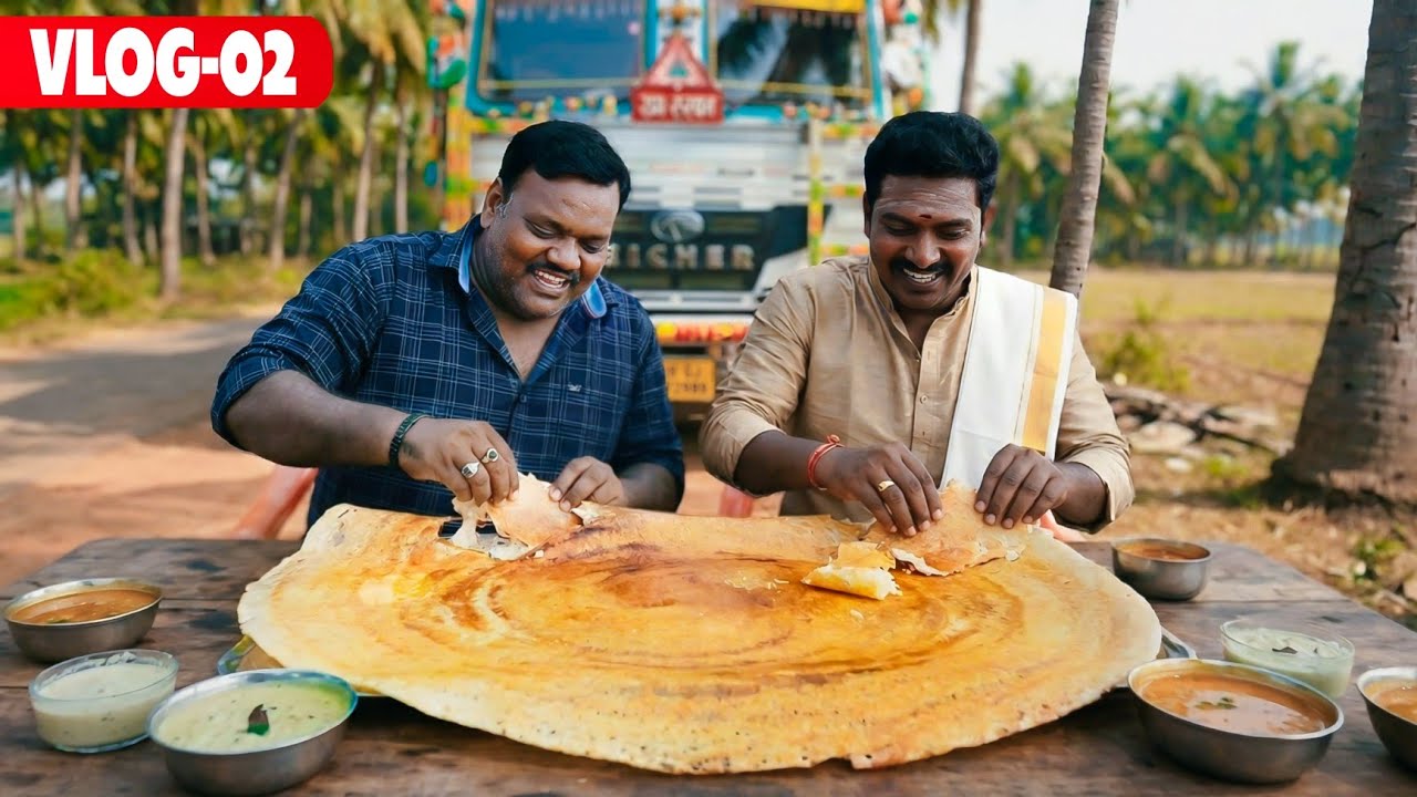 South India Pahunchkar Truck Mai Banae Special Dish 😋 || Chhattisgarh To Tamil Nadu Trip