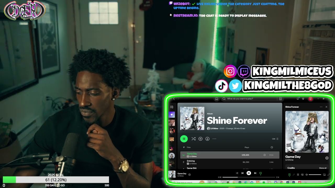 The 8 God Reacts to: Lil Shine - Shine Forever (Album)