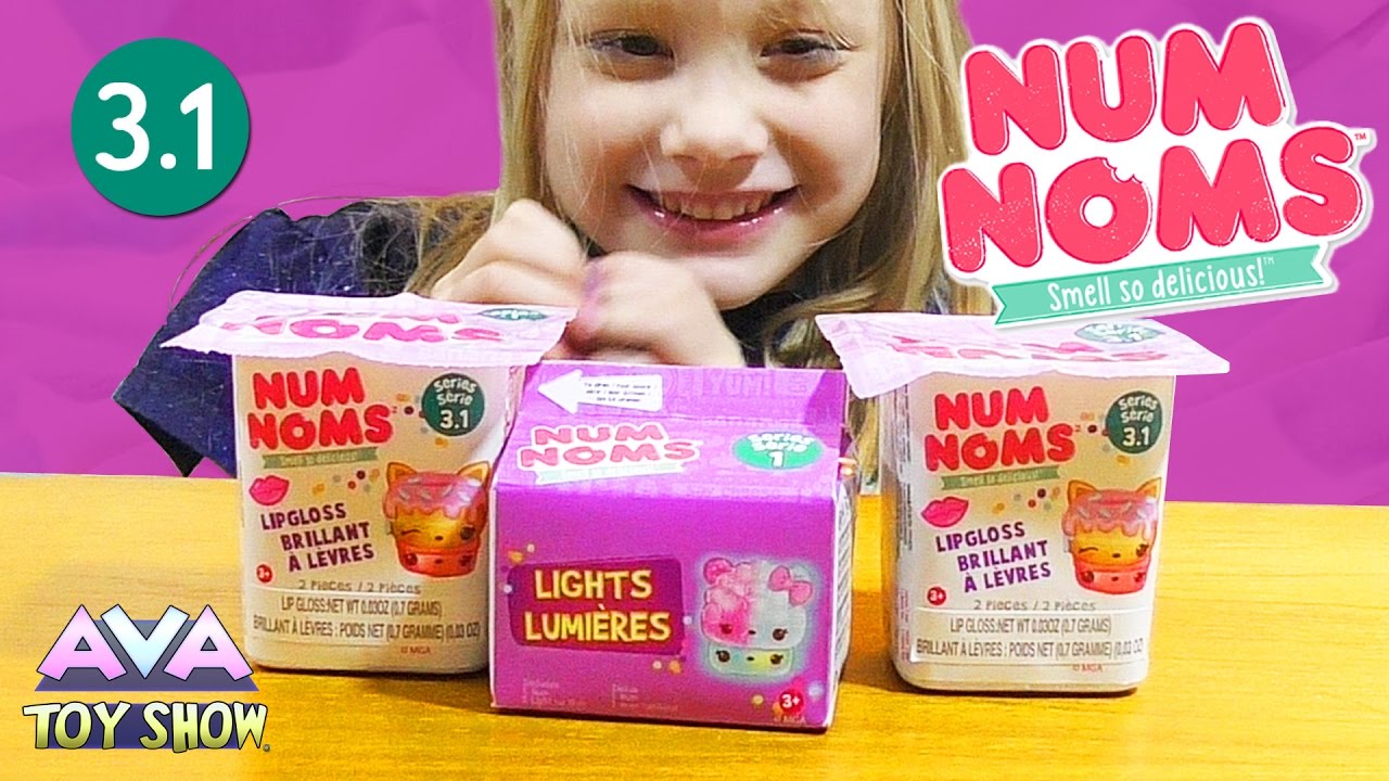 Num Noms series 3 3.1 and numnoms light up lights
