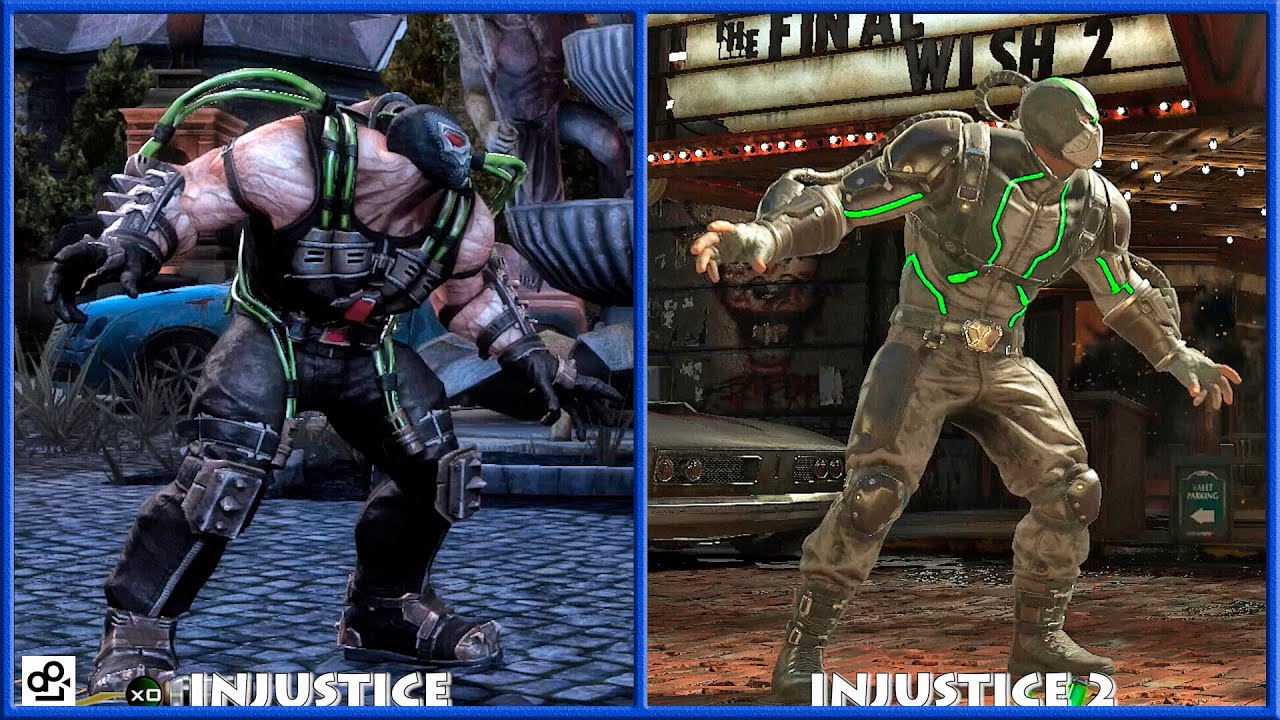 BANE Graphic Evolution 2013-2017 INJUSTICE | PS4 |