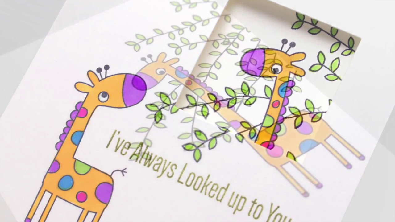 Peek-a-Boo Giraffe: Copic Coloring with Sandy Allnock